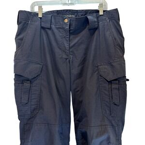 5.11 Tactical Cargo Pants Navy Blue Size 16‎ Regular Workwear Pro Utility